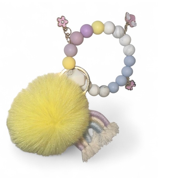 Twirlie Girly Women’s Silicone Beaded Keychain - Picture 6 of 8